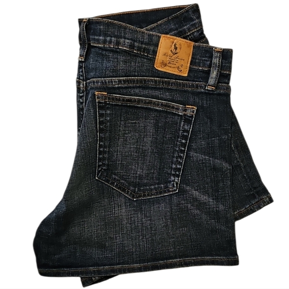 🏇Ralph Lauren Sport Blue Jean Shorts. Women's Size: Waist 32/12x04 Inseam. - Picture 5 of 10